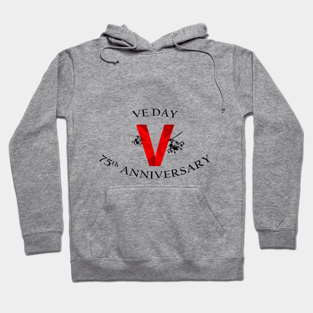 VE Day Art Board Print Hoodie by Barraq